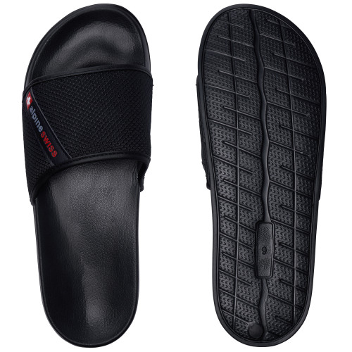 Alpine Swiss Mens Athletic Comfort Slide Sandals House Shoes